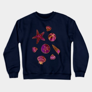 Beach Treasures - Red Crewneck Sweatshirt